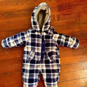 Super snugly fleece bunting